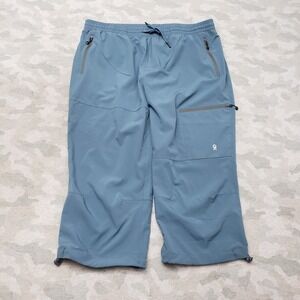 Little Andy Donkey Pants Womens 38x21 Blue Capri Light Weight